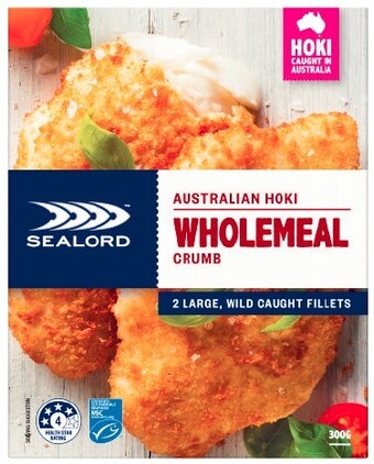 Coles Sealord hoki fillets 280g-300g offer
