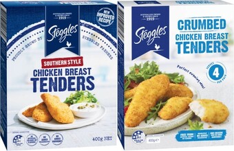 Coles Steggles chicken tenders 400g offer
