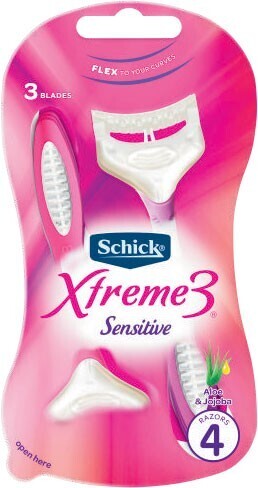Coles Schick xtreme 3 sensitive women’s disposable razors 4 pack offer