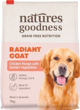 Coles Natures goodness grainfree dry dog food 7kg offer