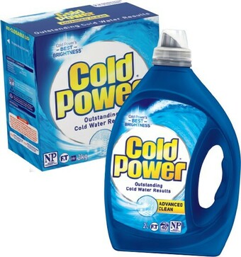 IGA Cold Power Laundry Liquid 1.8-2 Litre or Powder 1.8-2kg Selected Varieties offer