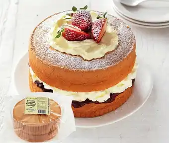 IGA Your Bakery Chocolate or Vanilla Double Unfilled Sponge Gake 460g offer