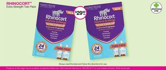Priceline Rhinocort extra strength twin pack offer