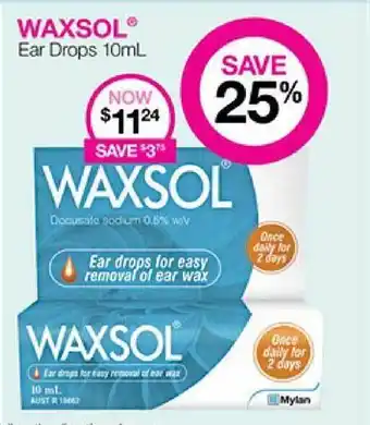Waxsol ear drops 10 ml