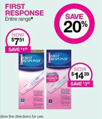 Priceline First response entire range offer