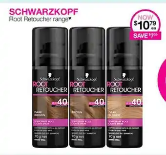 Priceline Schwarzkopf root retoucher range offer
