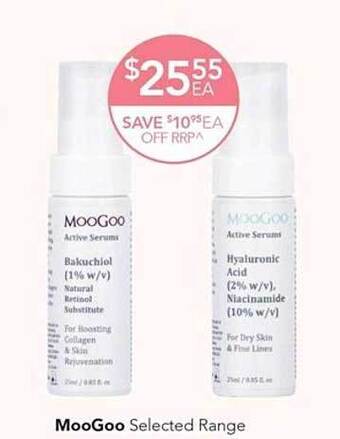 Terry White Moogoo selected range offer