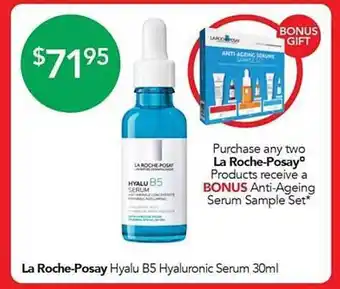 Terry White La roche-posay hyalu b5 hyaluronic serum offer
