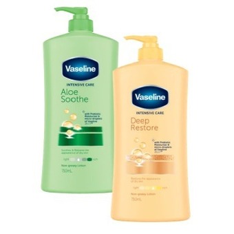 Coles Vaseline intensive care body lotion 750ml offer