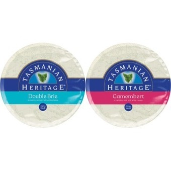 Coles Tasmanian heritage double brie or camembert 250g offer