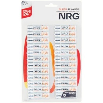 Coles Nrg batteries aa or aaa 24 pack offer