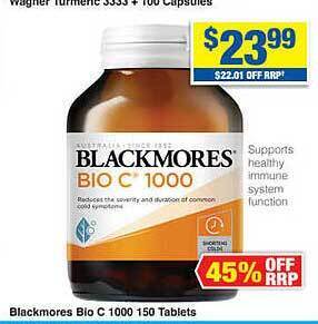 My Chemist Blackmores bio c 1000 offer