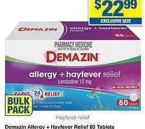 My Chemist Demazin allergy + hayvefer relief offer