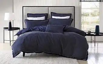 Private collection everton quilt cover set* in navy