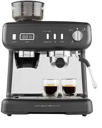 Myer Sunbeam barista plus espresso machine in black offer