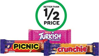 Cadbury Medium Bars 30-60g