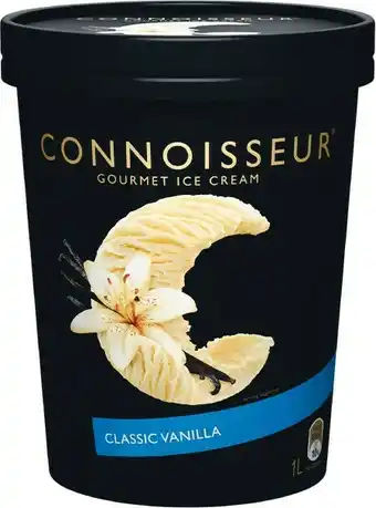 Woolworths Connoisseur Ice Cream 1 Litre u2013 From the Freezer offer