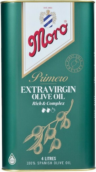 Woolworths Moro Extra Virgin Olive Oil 4 Litre offer