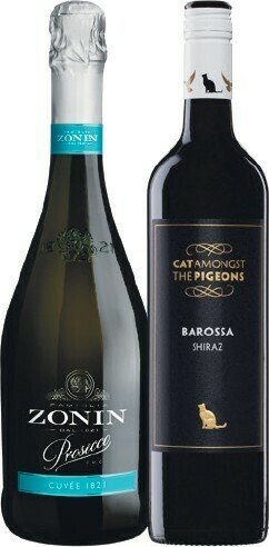 Woolworths Zonin Prosecco Brut NV OR Cat Amongst The Pigeons Shiraz 750ml offer