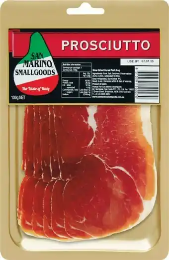 Woolworths San Marino Sliced Meat Varieties 80-100g offer
