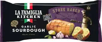 Woolworths La Famiglia Sourdough Garlic Bread 480g u2013 From the Fridge offer