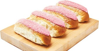 Woolworths Iced Finger Bun Pk 4* offer