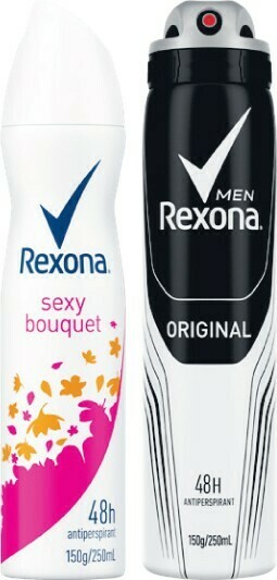 Woolworths Rexona Antiperspirant Aerosol Deodorant 250ml offer