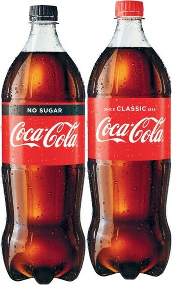 Coles Coca-Cola Soft Drink 1.25 Litre offer