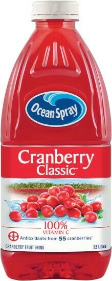 Coles Ocean Spray Fruit Drink 1.5 Litre offer