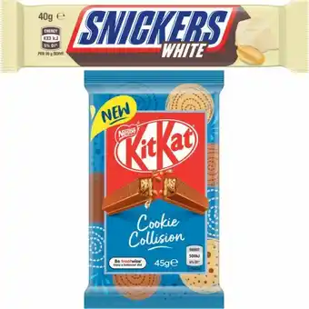 Coles Mars or Nestlé Medium Bars 35g-56g, Violet Crumble Bar 50g or Europe or Toblerone Bar 40g-50g offer