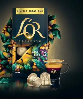 Coles Lu2019OR Limited Creations Nespresso Compatible Coffee Capsules 10 Pack offer