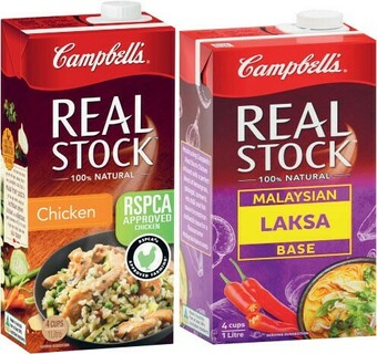 Coles Campbellu2019s Real Stock 1 Litre offer