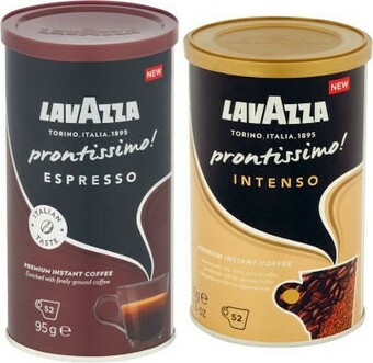 Coles Lavazza Prontissimo Premium Instant Coffee 95g offer