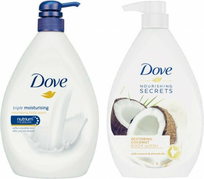Dove Body Wash 1 Litre offer at Coles