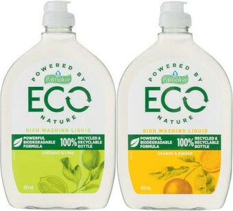 Coles Palmolive Eco Dishwashing Liquid 450mL offer