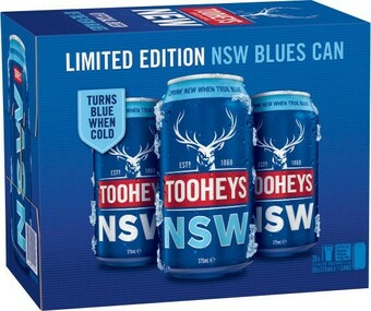 Coles Tooheys New Block Cans 30x375mL offer
