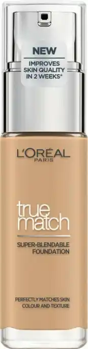 Coles Lu2019Oréal Paris True Match Liquid Foundation 30mL offer