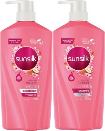 Coles Sunsilk Shampoo or Conditioner 700mL offer