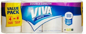 Viva 4-Pack Double Length Paper Towels