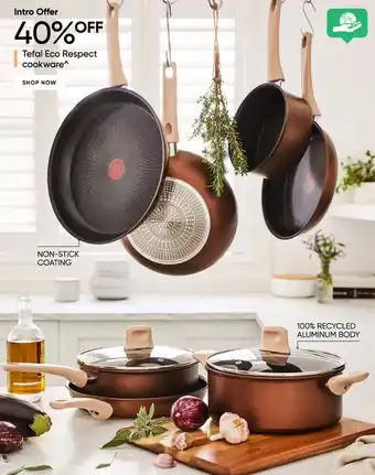 Myer Tefal Eco Respect Induction Non-Stick Range offer