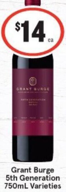 Grant Burge 5th Generation 750ml Varieties
