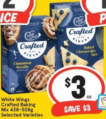 IGA White Wings Crafted Baking Mix 438-508g offer