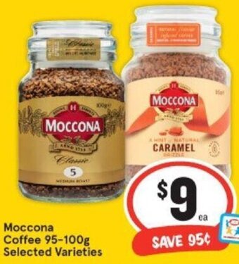 IGA Moccona Coffee 95-100g Selected Varieties offer