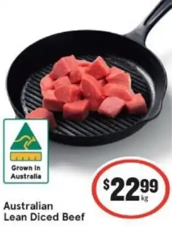 IGA Autralian Lean Diced Beef offer