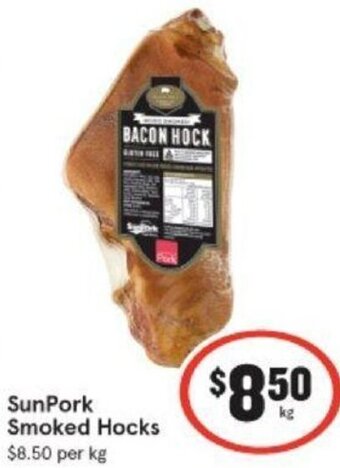 IGA SunPork Smoked Hocks offer