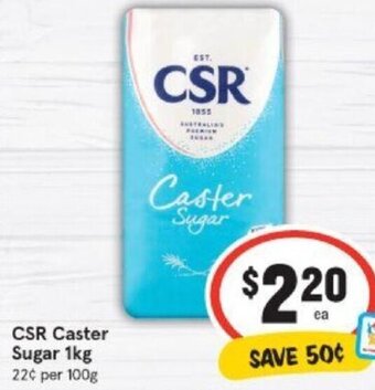 IGA CSR Caster Sugar 1Kg offer