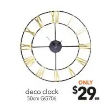 Deco Clock 50cm