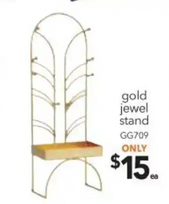 Cheap as Chips Gold Jewel Stand offer