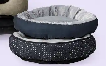 BIG W Perfect Pet Faux Suede Round Bolstered Dog Beds offer