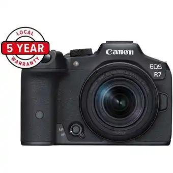 JB Hi-Fi Canon eos r7 mirrorless camera with rfs 18-150stm lens offer